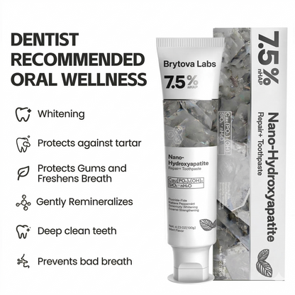 Hydroxyapatite Remineralizing Toothpaste